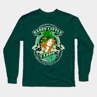 Sassy Little Lassie - St. Patrick's Day Long Sleeve T-Shirt